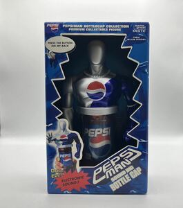 240531542005 DX ペプシコーラ ペプシマン 巨大ボトルキャップ PEPSIMAN SOUND BIG BOTTLE CAP ペプシマン フィギュア 箱付き 現状品