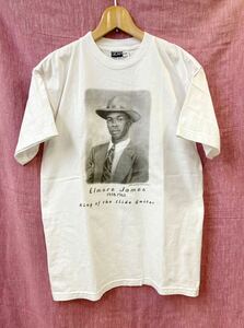 ヴィンテージ 90s エルモアジェームス Elmore James JAZZ BLUES Tシャツ / Howlin' Wolf Robert Johnson Son House Hound Dog Taylor