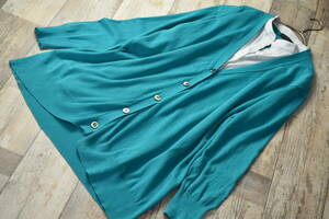 DAMAda-ma коллекция блуза имеется вязаный длинный кардиган большой размер 3L