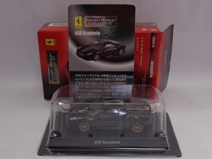 1/64[ Kyosho ] Ferrari 430 Scuderia чёрный / золотой колесо ( Secret )