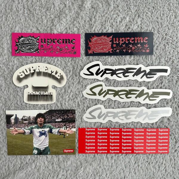 Supreme ステッカー　8枚　box logo シュプリーム maradona Futura Tee mm6 Tシャツ