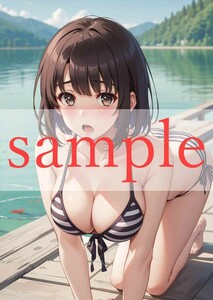 加藤恵　冴えない彼女の育てかた 冴えカノ ポスター A4 美少女 最高品質 アニメ 同人 コレクション　コード20 a30