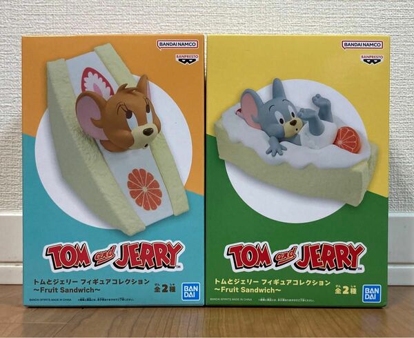 【開封後発送】トムとジェリー フィギュアコレクション Fruit Sandwich ジェリー タフィー 2個セット