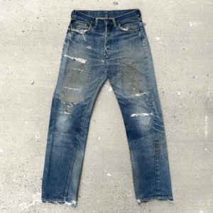 60s オリジナル 米国製 LEVI’S 501 BIGE W30 ビンテージ 4刻印 足長R セルビッジ 耳 1960年代 BIG E ビッグE アメリカUSA製 セルビッチ