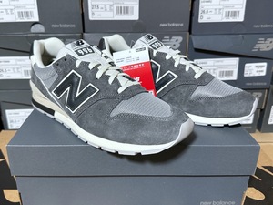 国内正規品 未使用 New Balance CM996UE2 チャコールグレー×ダークネイビー×オフホワイト US9 27cm スウェード NB M996 限定 スニーカー