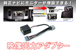 ビートソニック ホンダ ステップワゴン（スパーダ含） 型式：RP1 RP2 RP3 RP4 H27/4～用 モニター増設に 映像出力アダプター AVC41