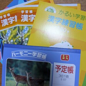 漢字練習 ノート150字 3冊 予定帳