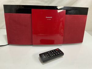  Panasonic パナソニック SC-HC295 コンパクトステレオシステム ミニコンポ CDプレーヤー リモコン付 簡易動作確認済み 現状品