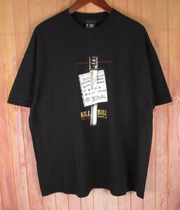 ST10913 KILLBILL2 キルビル2 Tシャツ giant 映画Tシャツ ブラック XL（クリックポスト可）