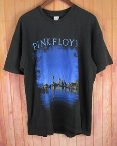 ST10955 90s PINK FLOYD ピンクフロイド WISH YOU WHERE HERE Tシャツ FRUIT OF THE LOOM 1994 ロックT ブラック L（クリックポスト可）