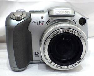 【#11922】　Canon キャノン　PowerShot パワーショット　S2 IS　デジタルカメラ　通電確認済み　動作未確認　シルバー　ジャンク品扱
