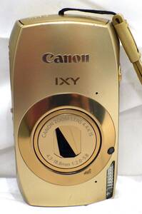 【#11923】　Canon キャノン　IXY イクシー　31S　ゴールド　シャッターカバー故障　キズ　通電・動作未確認　コンパクトデジタルカメラ