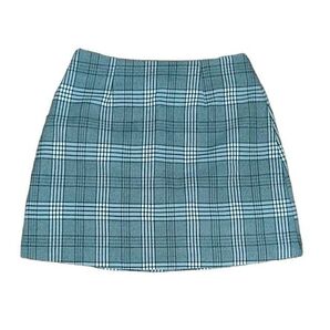 韓国 MARANT チェック タイト スカート グレー