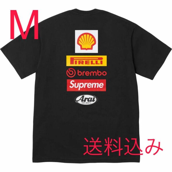 Supreme x Ducati Logos Tee Black シュプリーム ドゥカティ ロゴ Tシャツ ブラック