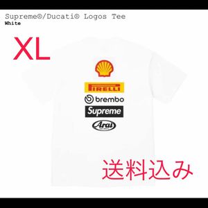 Supreme x Ducati Logos Tee white シュプリーム ドゥカティ ロゴ Tシャツ ホワイト