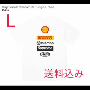 Supreme x Ducati Logos Tee white シュプリーム ドゥカティ ロゴ Tシャツ ホワイト