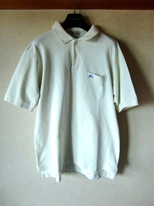 Burberrys' Burberry рубашка-поло с коротким рукавом Large "теплый" белый . карман 1. есть 
