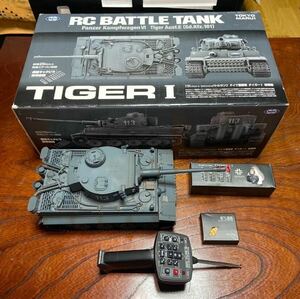 1/24 RC Battle бак Tiger I ( german серый )