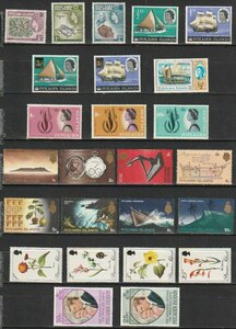 ピトケアン島９　1957～1973（通常記念　エリザベス２世より　小ロット）２５種