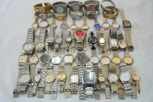 F385 large amount wristwatch 50 point set Vintage accessory men's lady's together . summarize set sale quartz immovable goods 