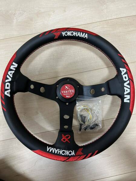 送料無料　YOKOHAMA アドバン ADVAN ステアリング VERTEX ディープコーン　ヨコハマ　