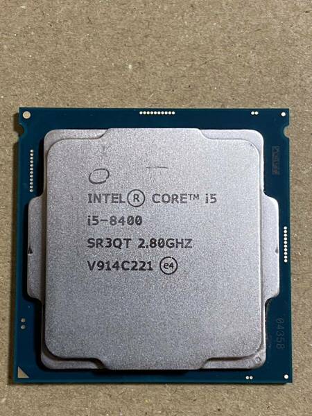動作確認済　第8世代　Intel Core i5 8400 SR3QT 2.80GHZ