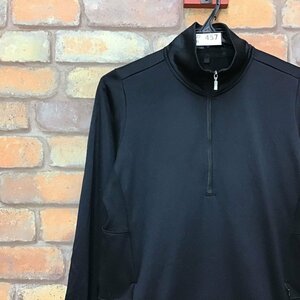 SD6-457* cheap with translation *USA buying attaching commodity [NIKE Nike ]THERMA-FIT half zip sweatshirt [ lady's M] black Golf Work working clothes old clothes reverse side nappy 