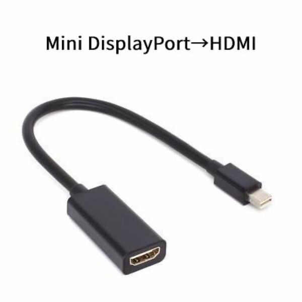 Mini DisplayPort→HDMI変換ケーブル　mdp→hdmi