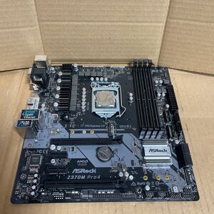 (T01)ASRock Z370M Pro4 LGA 1151 DDR4 デスクトップマザーボードi7-8700K付き