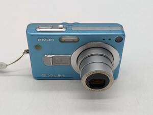 【OP13614SA】1円～ CASIO EXILIM ZOOM EX-Z40 デジタルカメラ 青 水色 箱/コード/説明書付属 動作確認済み 4.0MEGA PIXELS 3XZOOM カメラ