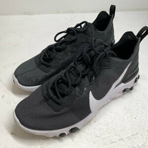 f001 H NIKE REACT ELEMENT 55 ナイキ リアクトエレメント 55 ブラック 23.5cm