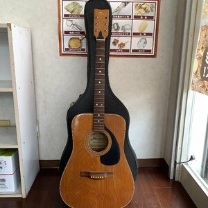 f001 YO MARUHA GAKKI GUITAR マルハ楽器　ギター ハードケース付き 弦無し