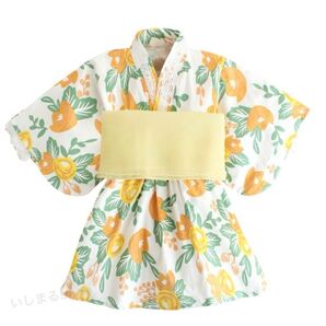 七五三 ひな祭り ベビー浴衣 帯セット お宮参り 和装 ワンピース ハロウィン 浴衣 浴衣セット