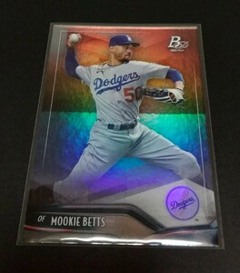 MLB 2021年topps Bowman Platinum ムーキー・ベッツ(ドジャース) No,21。Dodgers MOOKIE BETTS