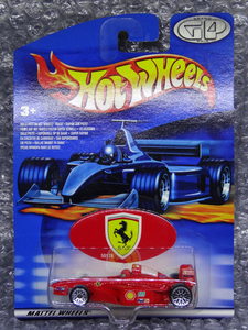 【絶版希少】Hot Wheels ホットウィール GPシリーズ フェラーリF1(2001) #1 M.シューマッハ車 ミニカー MATTEL 1/64