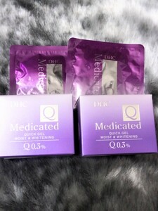  pack attaching DHC medicine for Q Quick gel moist & whitening 100g×2 piece new goods unopened 