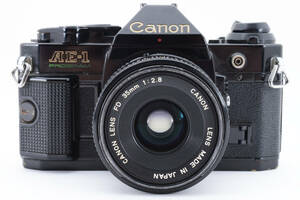 ★☆ キヤノン Canon AE-1 Program 35mm フィルムカメラ + New FD 35mm F2.8 広角レンズセット #1948938 ★☆