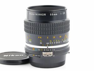 07294cmrk Nikon Micro-NIKKOR 55mm F2.8 Ai-S 単焦点 マクロレンズ Fマウント