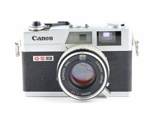 07322cmrk Canon Canonet QL17 G-III CANON LENS 40mm F1.7 large diameter lens range finder 