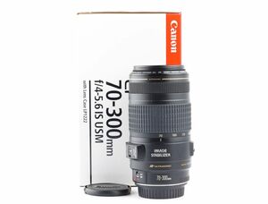 07325cmrk Canon EF75-300mm F4-5.6 IS USM seeing at distance zoom lens EF mount 