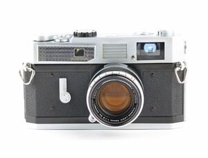 07366cmrk Canon MODEL 7 + CANON LENS 50mm F1.8 range finder single burnt point standard lens Leica L39 L mount 