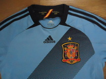 ☆☆☆ スペイン 代表 アディダス adidas euro 2012 ビジャ モラタ イスコ デ・ヘア シルバ セスク シャビ イニエスタ プジョル ピケ 美品_画像2