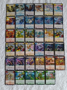 中古 DUEL MASTERS ルクショップ・チェサイズ 龍装者　ジバル84号 「世界をつなぐ柱」の天罰 “破舞” ゼンマイ・チュリス 等 35枚