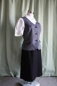 OL форма * офисная работа одежда IST(SERVO) серый лучший * чёрный юбка комплект 9 номер 