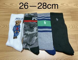  Polo Ralph Lauren мужской носки носки 26-28cm 4 пар комплект 