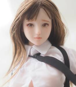 1/6 doll custom head Obi tsu27 [. month (sizk)] teary eyes 