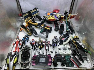 【IJ30-10】【140サイズ】未検品/仮面ライダー 電王 ディケイド おもちゃ・フィギュア まとめてセット/バンダイ