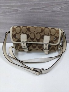 1円スタート!コーチ ショルダーバッグ 斜め掛け 6844 レディース COACH