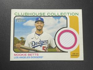 Mookie Betts 2022 Topps Heritage Jersey Relic レリック ムーキーベッツ MLBカード