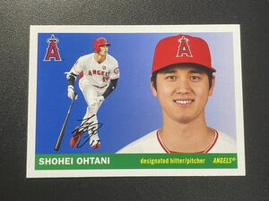 大谷翔平 2020 Topps Archives プリントサイン入り Shohei Ohtani MLBカード